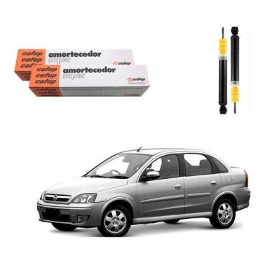Imagem de Par Amortecedor Traseiro Corsa Novo Sedan 1.0 2003 A 2012 - Cofap