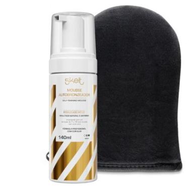 Imagem de Skelt Mousse Autobronzeador 140ml e Luva Aplicadora -  KIT, Autobronze