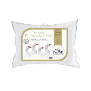 Imagem de Travesseiro 100% Plumas de Ganso Daune Original 50x70 