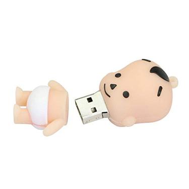 Imagem de 8GB Baby Model USB 3.0 Flash Drive 3.0 Pen Drive USB Jump Drive Memory Stick Zip Drive USB U Disk USB 3.0 Stick USB Disk USB Flash Memory - Branco