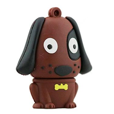 Imagem de 16GB Dog Model Flash Drive USB 3.0 Drive Memory Stick Pen Drive Armazenamento de Dados Zip Drive Jump Drive Flash Stick - Marrom