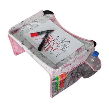 Imagem de Mesinha Infantil Portátil Para Carro - Solução e Cia, Rosa