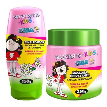 Imagem de Kit Infantil Cabelo cacheado Kids 1 Máscara 240g 1 Finalizador 150g - 