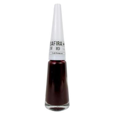 Imagem de Esmalte De Unha 7ml Café Cremoso Nº 03 Safira Cosméticos - SAFIRA COSM