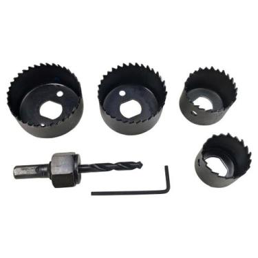Imagem de Kit Serra Copo 6 peças 32mm à 54mm Fertak, Blister