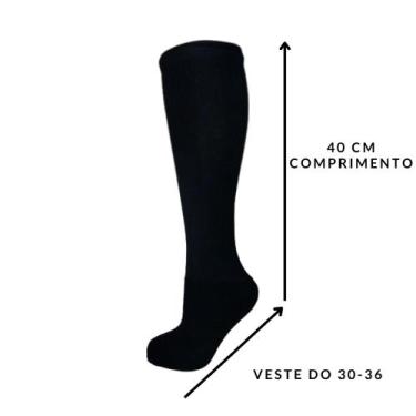 Imagem de Kit 3 Meião Futebol Juvenil Infantil Cano Alto Longo Sortidas - Starma