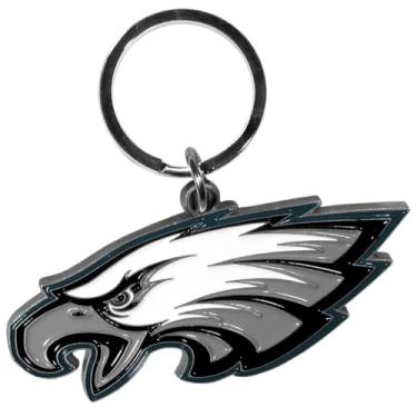 Imagem de Chaveiro NFL Siskiyou Sports Fan Shop Philadelphia Eagles cromado e esmaltado, tamanho único cores da equipe