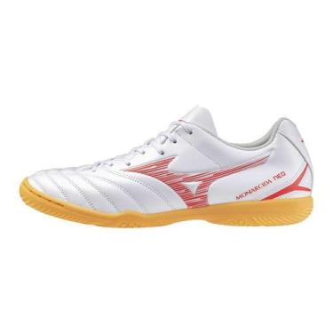 Imagem de Chuteira Futsal Masculina Mizuno Monarcida Neo III Select IN, Branco, 