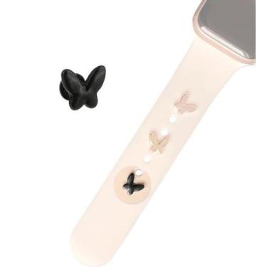 Imagem de Charm Strass Pingente Compatível Com Pulseira Apple Watch - Baú Do Vik