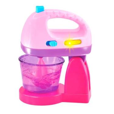 Imagem de Batedeira De Brinquedo Com Luz E Movimento Rosa - Lider Brinquedos - L