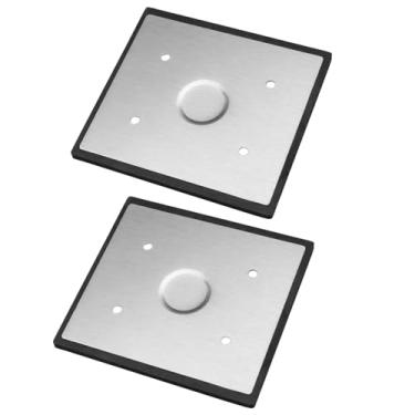 Imagem de ECSiNG 2 peças de placa de suporte de lixadeira compatível com PORTER-CABLE 330 placa de base de substituição peça sobressalente lixadeira 110 x 100 mm