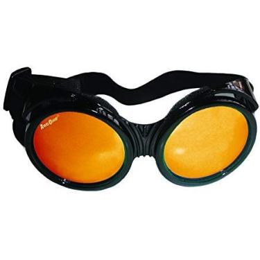 Imagem de (Smoke Lens with Yellow / Orange Mirror Finish) - ArcOne The Fly Safety Goggles - Full Coverage Round Lens (Smoke Lens with Yellow/Orange Mirror Finish)