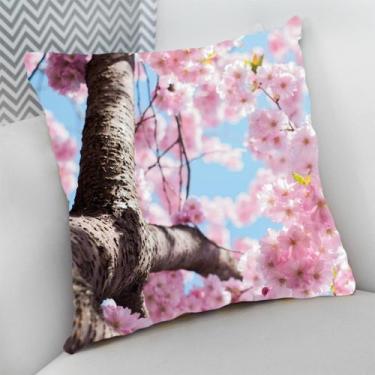 Imagem de Almofada Decorativa Cheia c/ Zíper Coleção Estampas Flores Floral - De