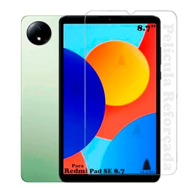 Imagem de Pelicula Protetora vidro para Tablet Redmi Pad Se pequeno 8.7 2024 resistente 9h Alamo