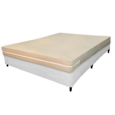 Imagem de Capa para Colchão Casal Nude em Malha 100% Algodão Alta Gramatura 160g