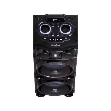 Imagem de Torre Som Gradiente Black Bass 1800w Rms Leds Rítimicos Usb