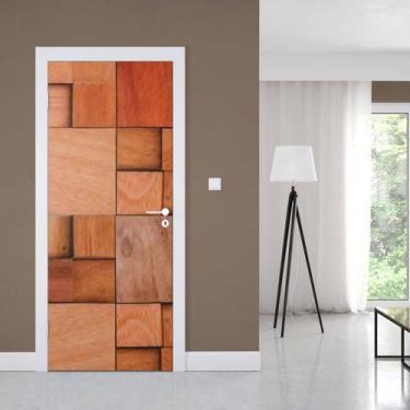 Imagem de Adesivo de Porta Madeiras Modelo 05 - Império da Impressão, G - 90cm x