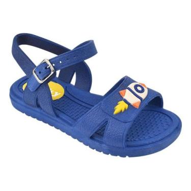 Imagem de Babuche Sandália Chinelo Barato Infantil Confortável Masculino Antider