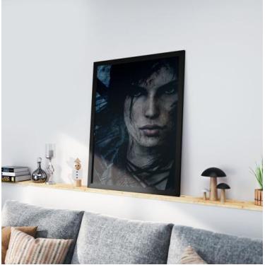 Imagem de Quadro Decorativo Moldura Preta 30x40cm Lara Croft - Gueds Store