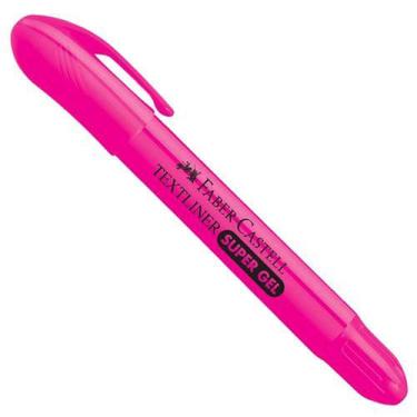 Imagem de Pincel Marca Texto Rosa Gel Textliner Faber-castell - FABER CASTELL, U