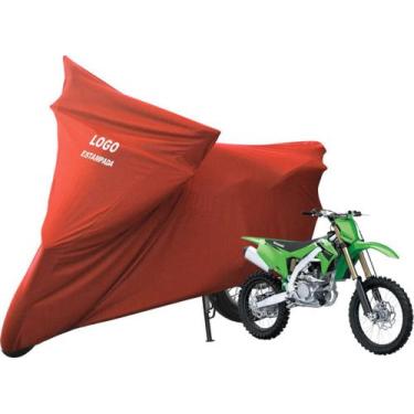 Imagem de Capa Para Cobrir Moto Kawasaki KX 250F KX 450F - Mz, Vermelha