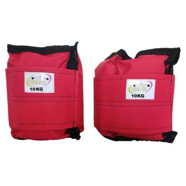 Imagem de Caneleira / Tornozeleira 10 KG - Exercise Sports, Vermelho