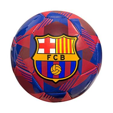 Imagem de Icon Sports Bola de futebol FC Barcelona Prism tamanho 5 (5, azul marinho)