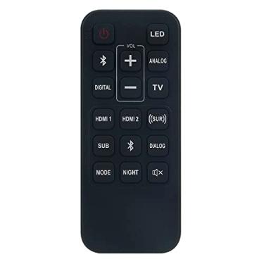 Imagem de ECONTROLLY Controle remoto de substituição Soundbar compatível com KLIPSCH Cinema 800/700/1200 Sound Bar Speaker Stereo Home Theater System