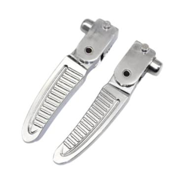 Imagem de JicSuXi 1 par de patinetes elétricos, apoios para os pés, premium, resistente, liga de alumínio, fácil instalação, antiderrapante, pedais de motocicleta