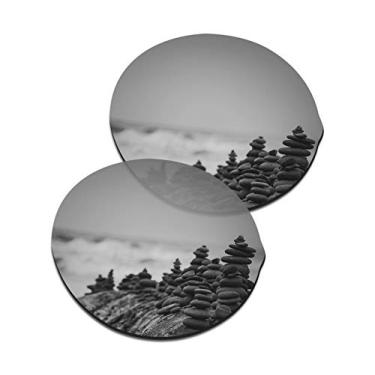 Imagem de SmartVLT Lentes de substituição polarizadas revestidas de titânio prata AR para óculos de sol Oakley Madman OO6019