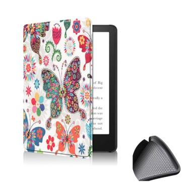 Imagem de GUKSRASO Capa para 7" Kindle Paperwhite 12th Generation 2024 & Kindle Colorsoft Signature Edition 2024, PU e TPU Soft Tampa Traseira Tampa de Casca Protetora com Despertar/sono Automático