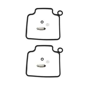 Imagem de Kit de reparo de carburador Peças de junta de agulha flutuante compatíveis com VT600C VT600CD VT600 VT 600 C/CD/CD2 Shadow 600 1999-2003 (prata)