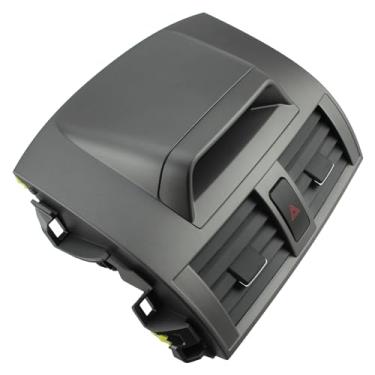 Imagem de Carbhub Painel do console central Painel de ventilação CA compatível com Corolla 2009 2010 2011 2012 2013 Substituir 55663-02060 55670-02160