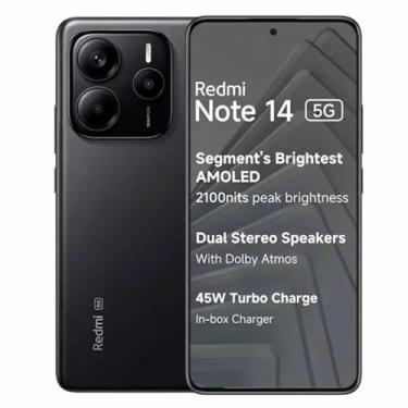 Imagem de Not 14 5G 256GB 8GB RAM tela de 6.67" - android, Preto