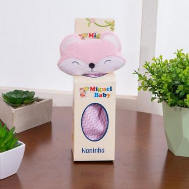 Imagem de Naninha Paninho De Boca Para Bebê Com Prendedor De Chupeta E Bichinho 