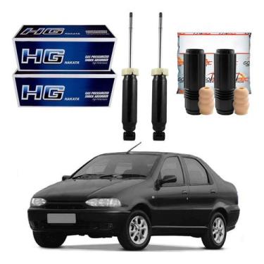 Imagem de Kit Amortecedor Traseiro Siena 1.5 1.6 1998 A 2000 - Nakata