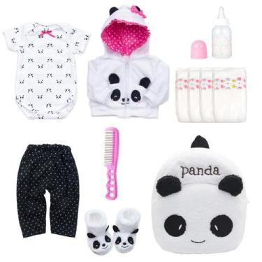 Imagem de Conjunto de Roupas para Bonecas Reborn (17-19 polegadas) - com Mochila