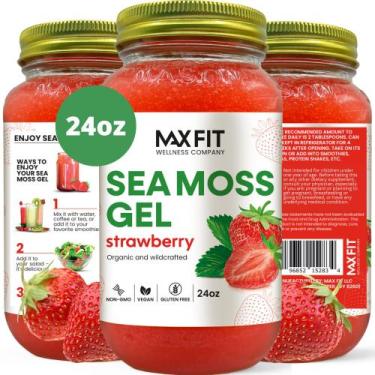 Imagem de Gel de Musgo Marinho Orgânico MAX FIT - 710ml - Cru e Feito em Santa L
