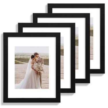 Imagem de Porta-retratos Hongkee 11x14, conjunto de 4 para fotos de 8x10