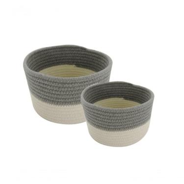 Imagem de Jogo 2 Cestos Round Gist Cotton S- Alça Mimo Style Bh22276