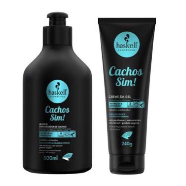 Imagem de Kit Finalização Haskell Cachos Sim Leave In + Creme em Gel