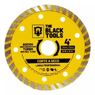 Imagem de Disco Serra Diamantado Concreto Mármore P/ Esmerilhadeira - The Black 