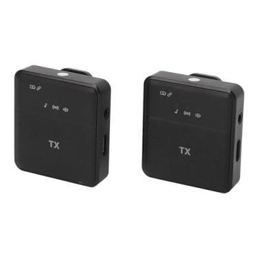 Imagem de 2PCS Microfone Sem Fio Lavalier, Tipo C, Incorporado Em Antena, Redução de Ruído, Mini Portátil, para Gravação e Transmissão