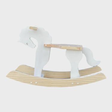 Imagem de Cavalinho Cavalo De Balanço Camaleão Brinquedo Gangorra Infantil De Madeira