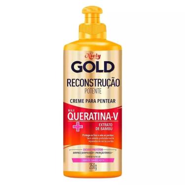 Imagem de Creme de Pentear Niely Gold Reconstrução Potente 250g