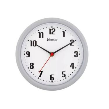 Imagem de Relógio Parede Herweg 6102 024 Cinza 22cm Quartz