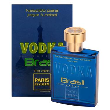 Imagem de Vodka Brasil Azul Paris Elysees Perfume Masculino de 100 Ml