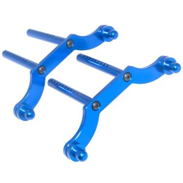Imagem de Body Post Mount Compatible with HPI 1/8 Savage Upgrade 85060 RC Car Aluminum Alloy Front Rear Shell Post Part(Dark Blue)