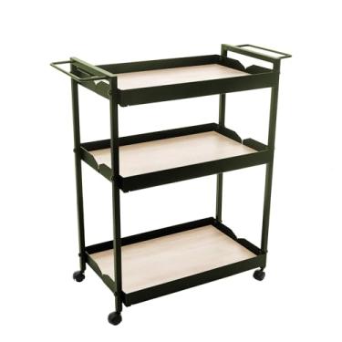 Imagem de METALTRU - Carrinho Multiuso Metalon, Verde com Legno.