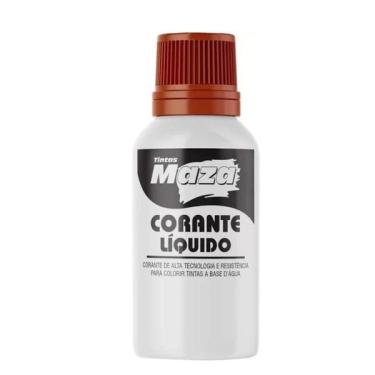 Imagem de Corante Líquido Marrom Bisnaga 50ml Maza